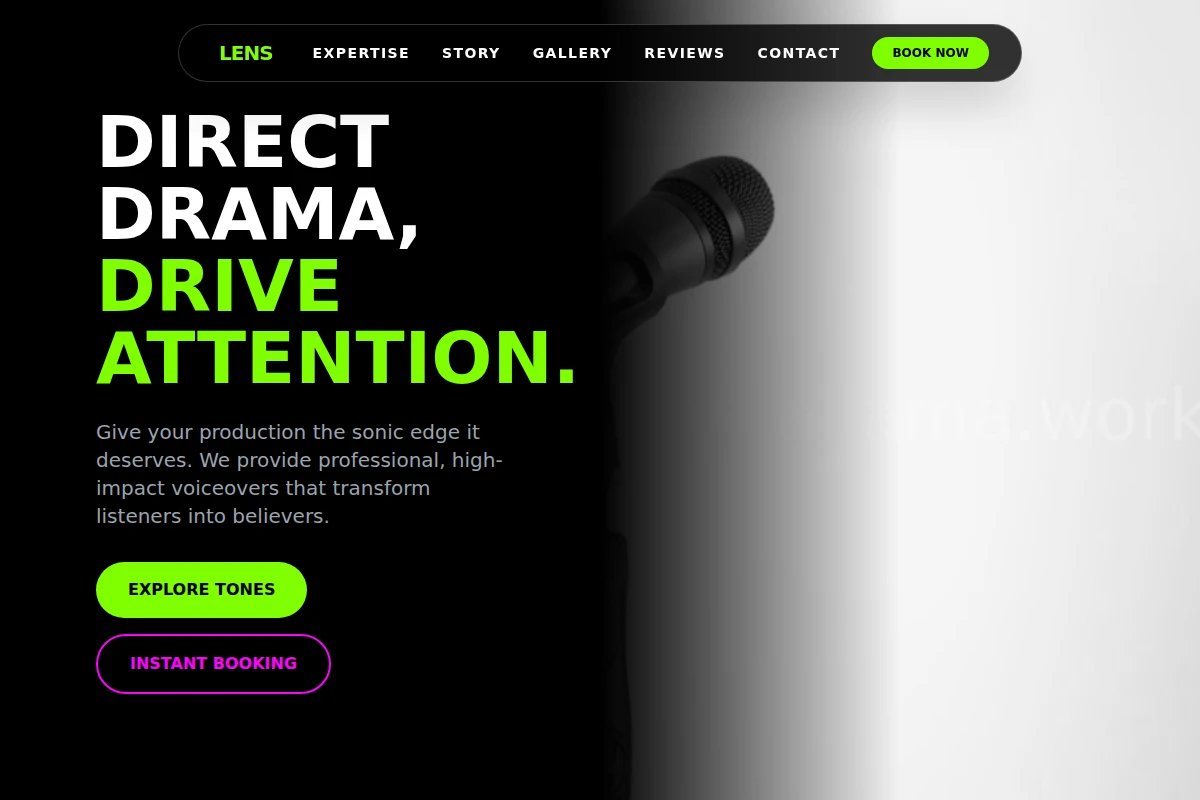 Lens Voiceover